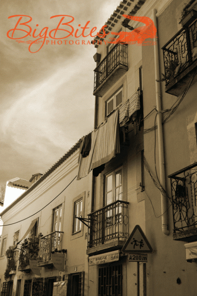 Laundry-Street-Sign-Sepia