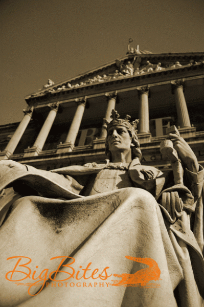 Library-Statue