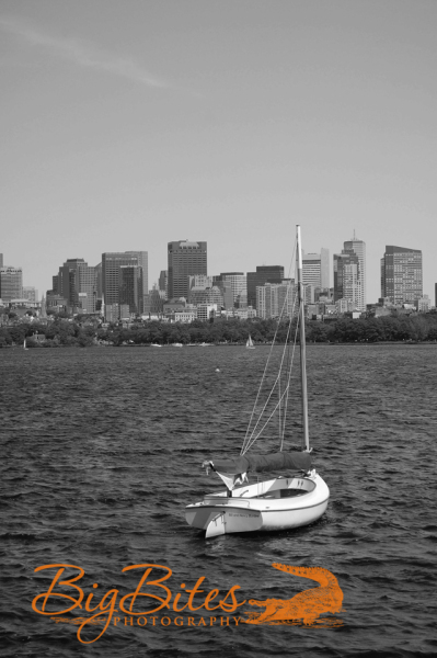 Boston-Boat-b-and-w