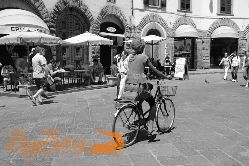 Florence-Biker-BW-Italy-Big-Bites-Photography