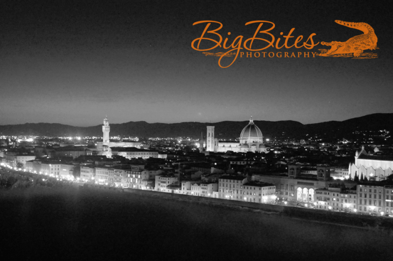 Florence-at-Night-b-and-w-Italy-Big-Bites-Photography